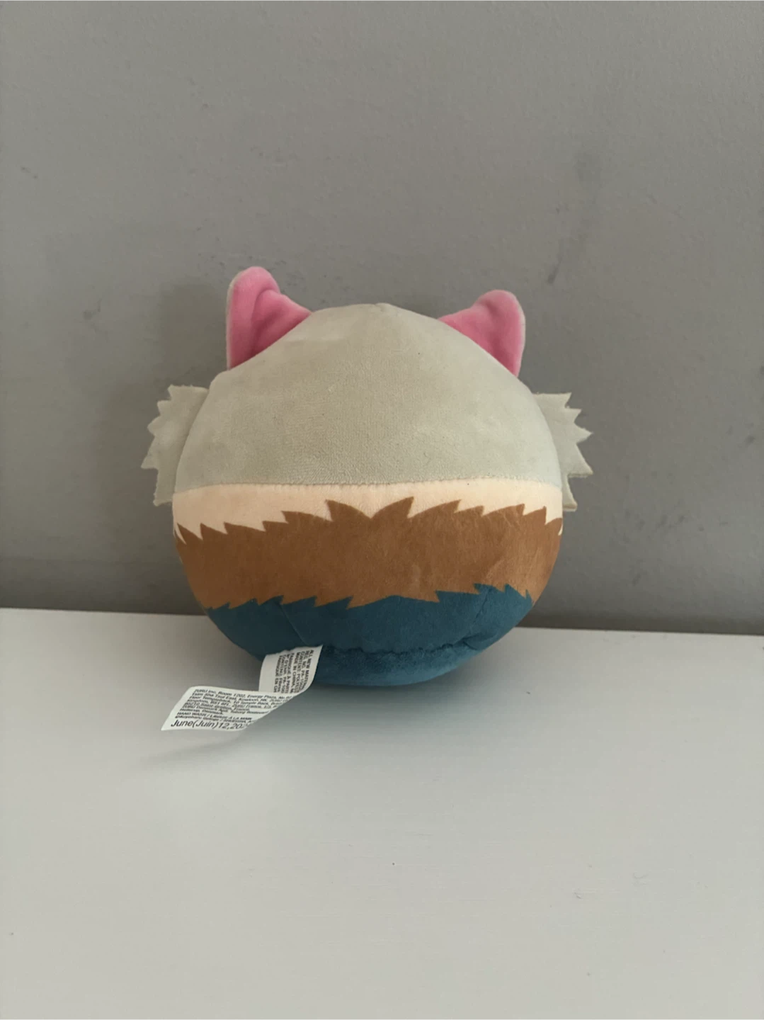 Demon Slayer Inosuke Round Plush Toy - photo 2