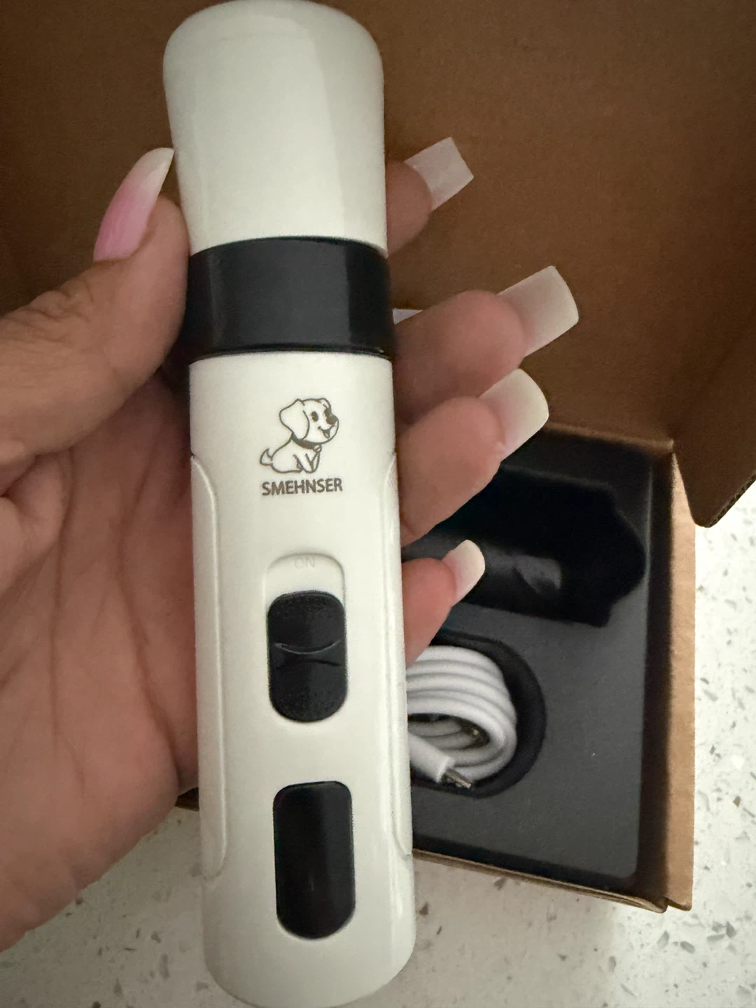 Smehnser Pet Nail Grinder for Dogs