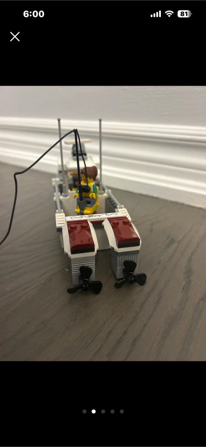 LEGO City Fishing Boat Toy Set 60147 - photo 5