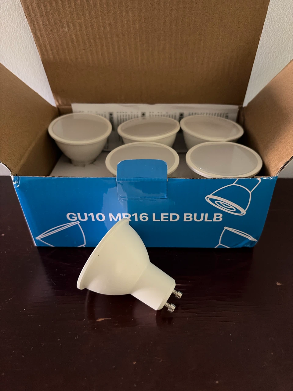 6x GU10 MR16 LED Bulbs