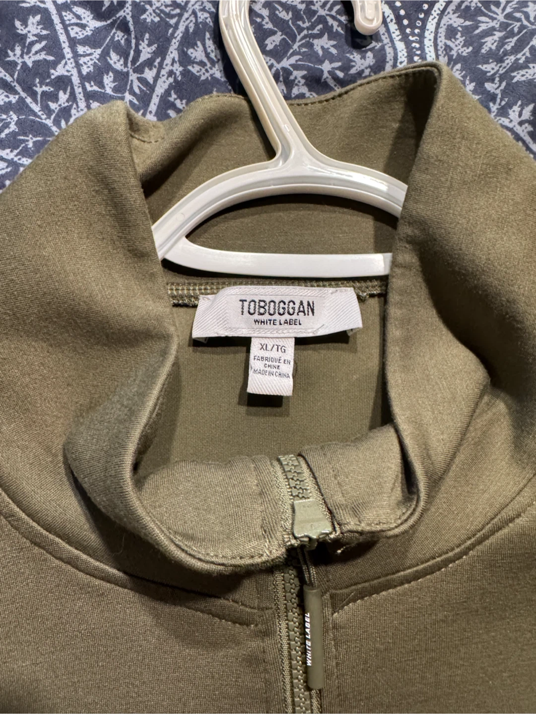 Toboggan White Label Quarter Zip Top - XL/TG - photo 2