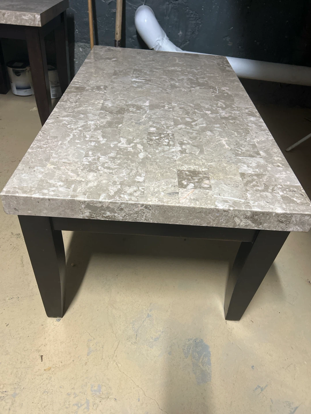 Rectangular Coffee Table with Stone Top - photo 3