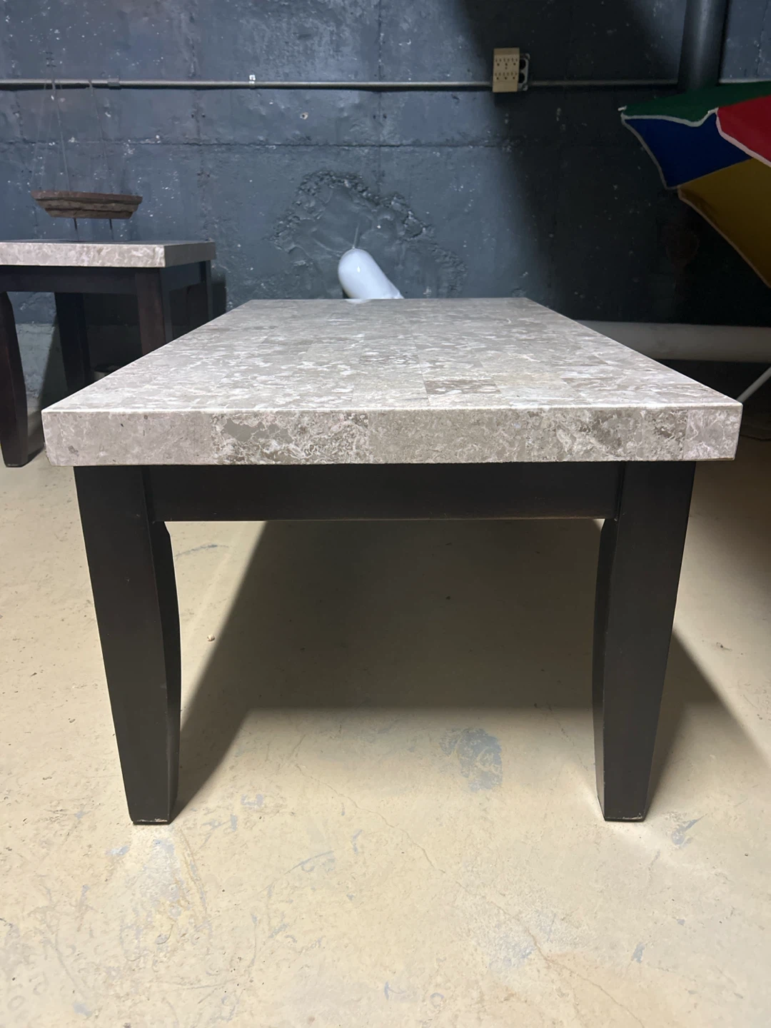 Rectangular Coffee Table with Stone Top - photo 4