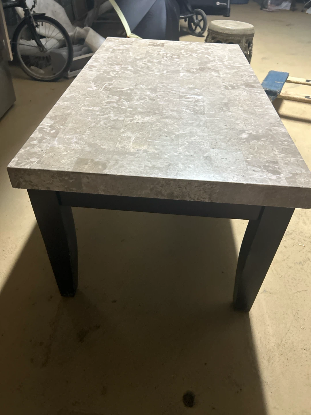 Rectangular Coffee Table with Stone Top - photo 5