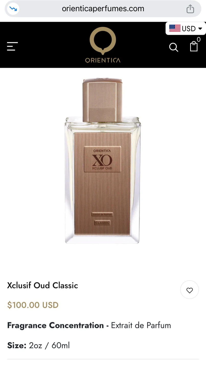 Orientica XO Xclusif Oud Classic Extrait de Parfum 2.0 fl.oz - photo 2