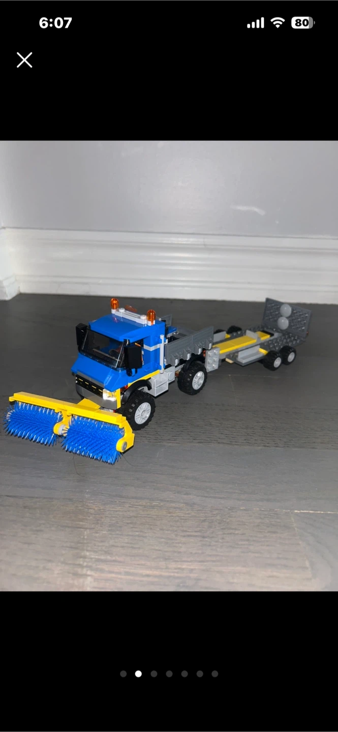 LEGO City Snow Groomer and Truck Building Toy - photo 5