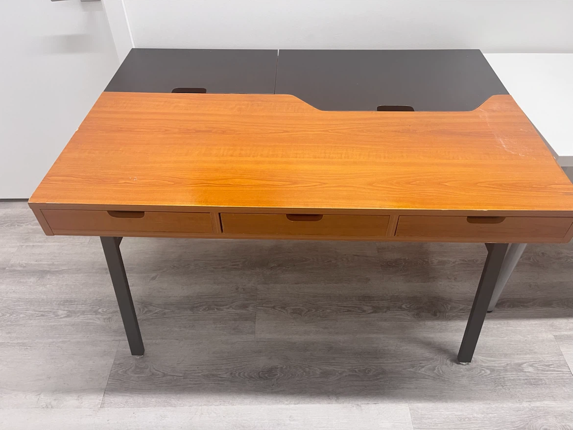 Wooden desk