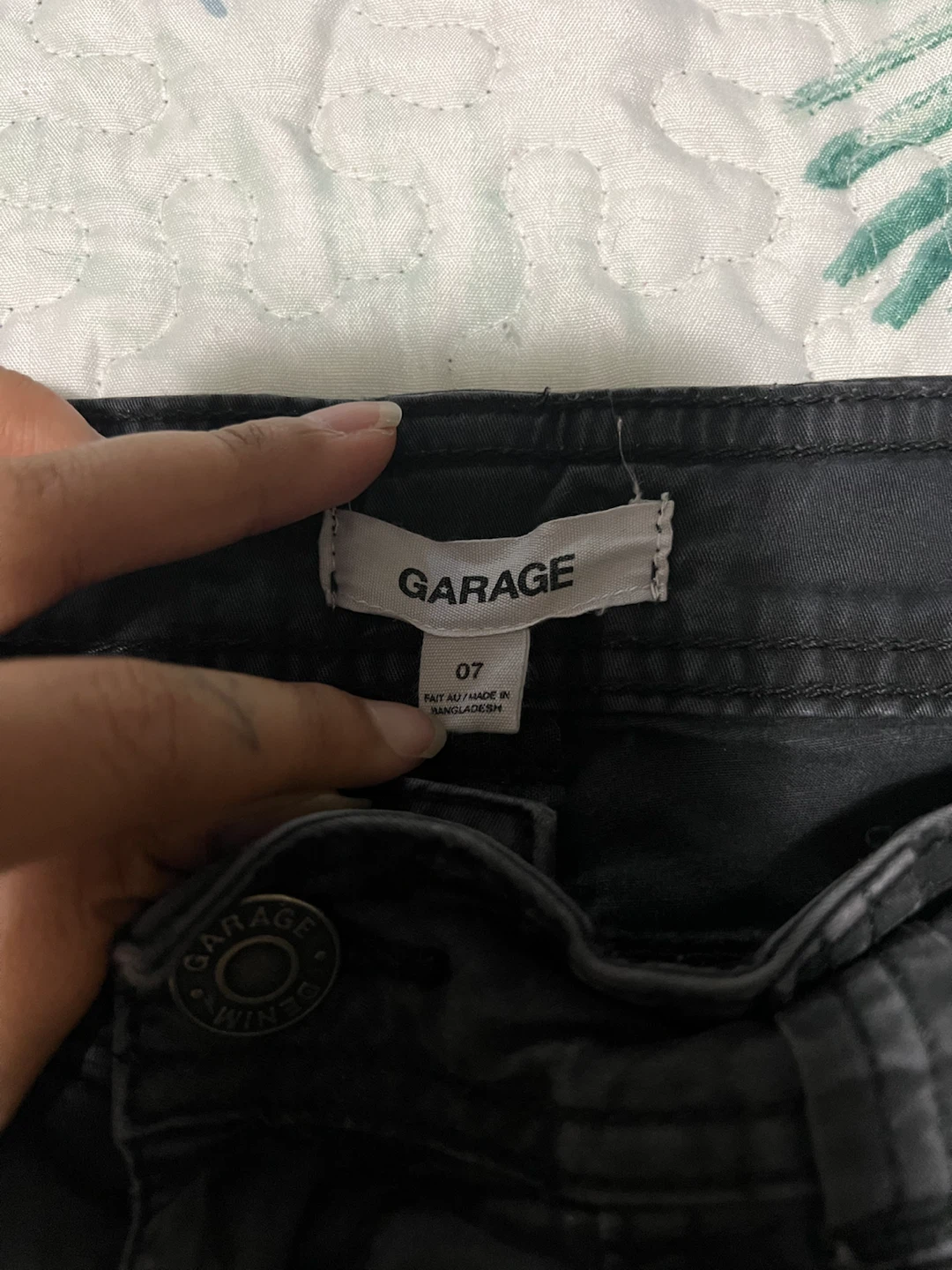 Garage Black Chicago Low Rise Cargo Pants - photo 2
