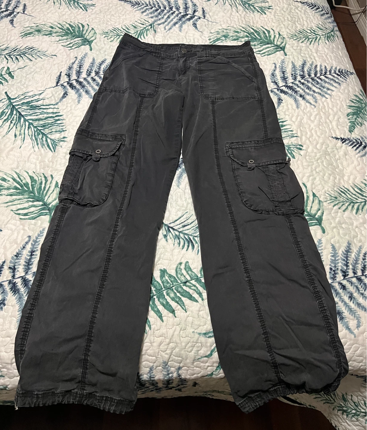 Garage Black Chicago Low Rise Cargo Pants