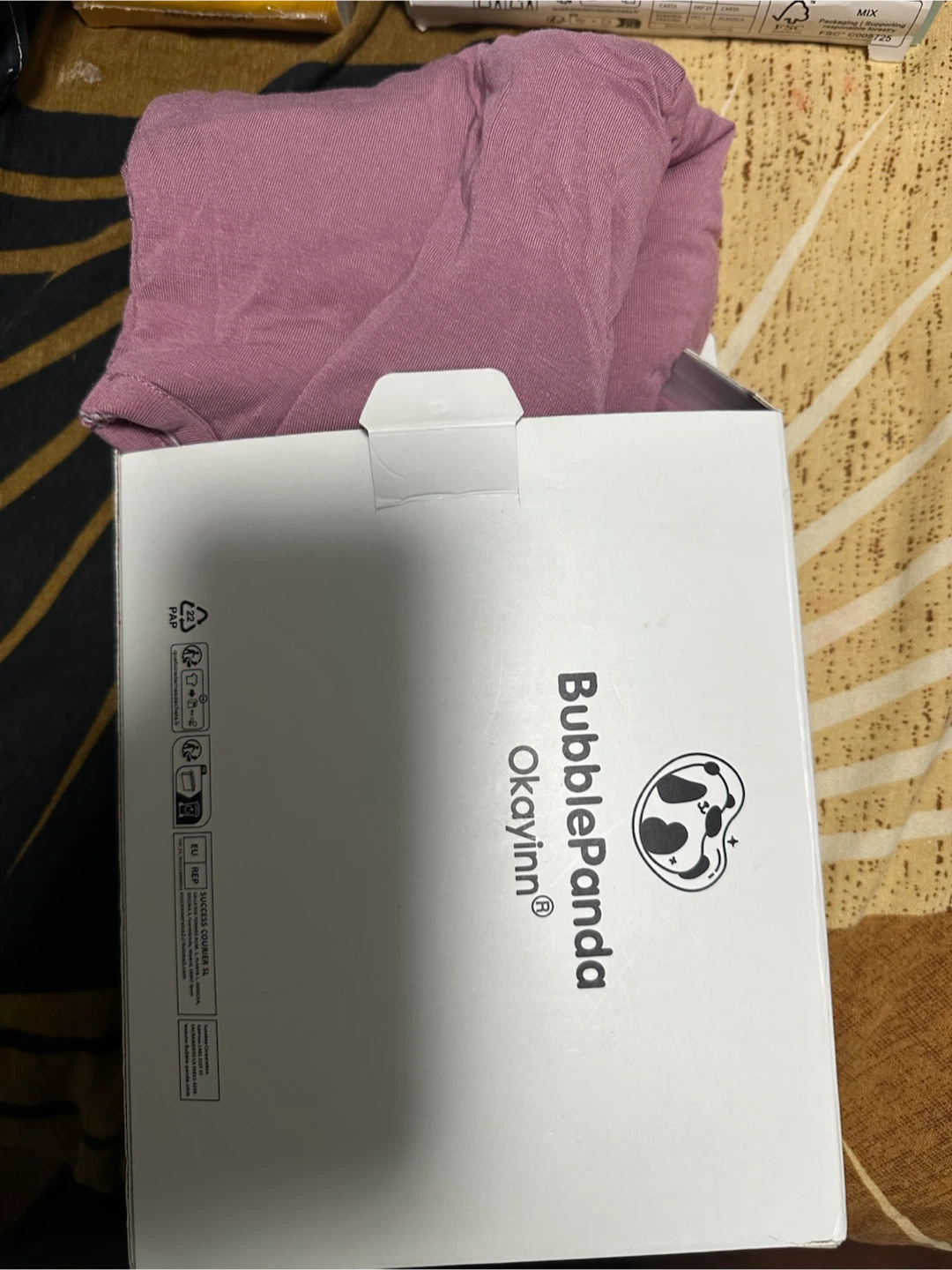 Brand new Bubble Panda Sleep Sack - Dusty Rose