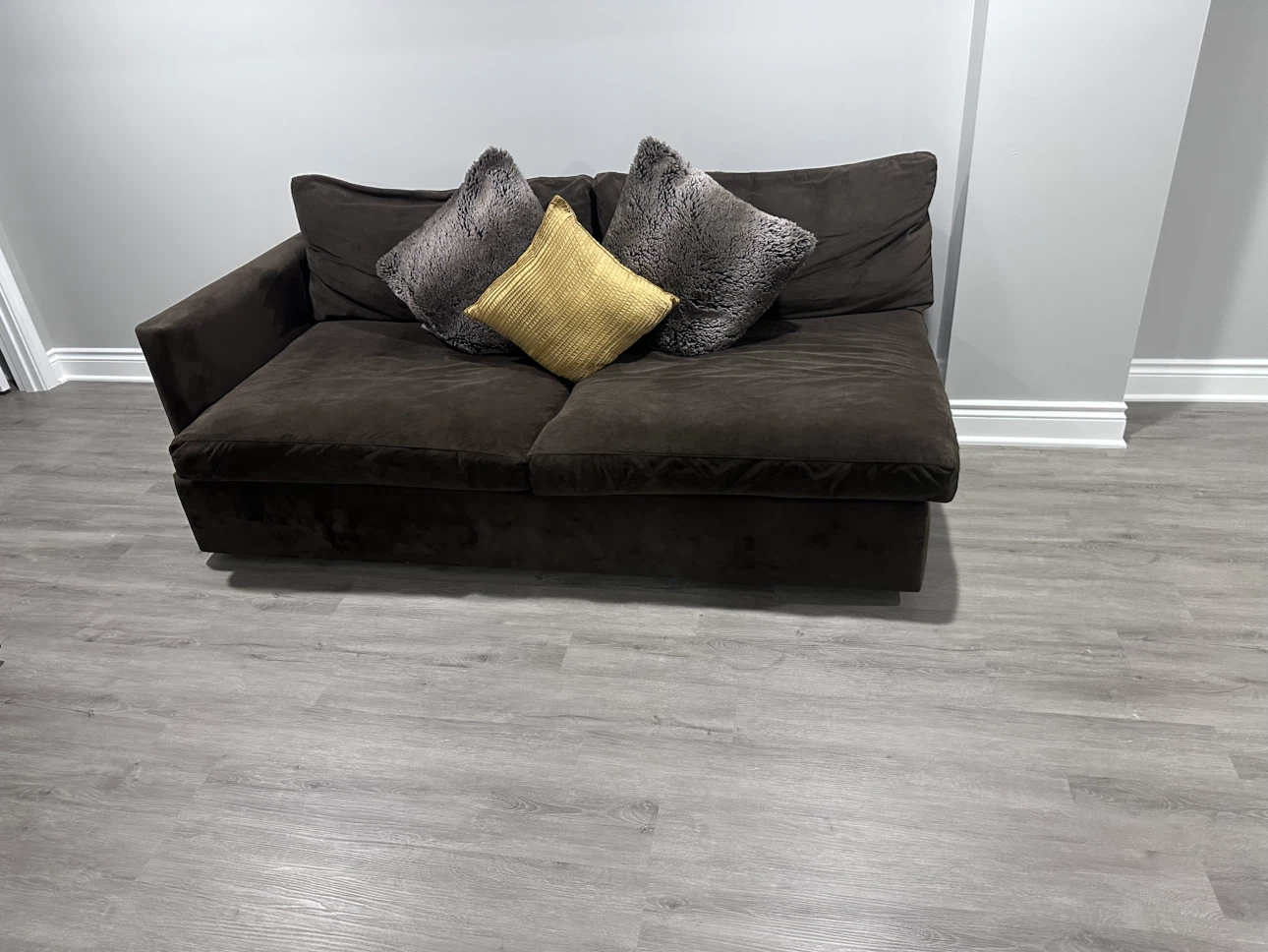 Brown Sectional Sofa - photo 3
