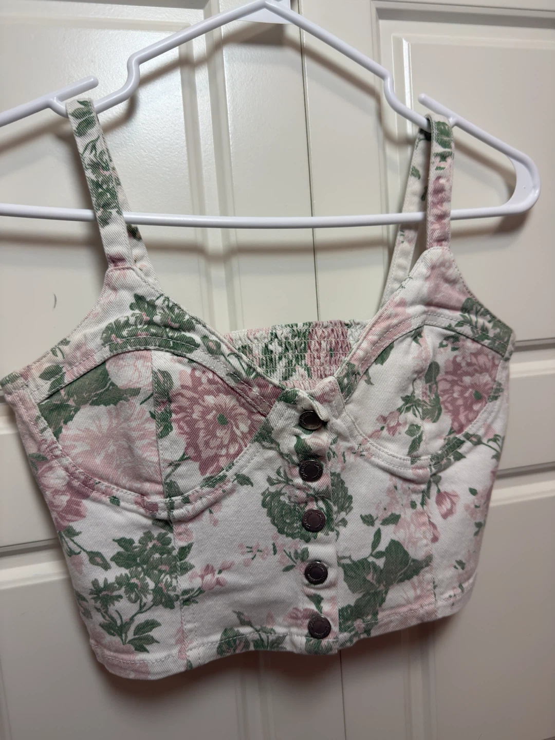 Denim Tube Top / Corset Top – Size S