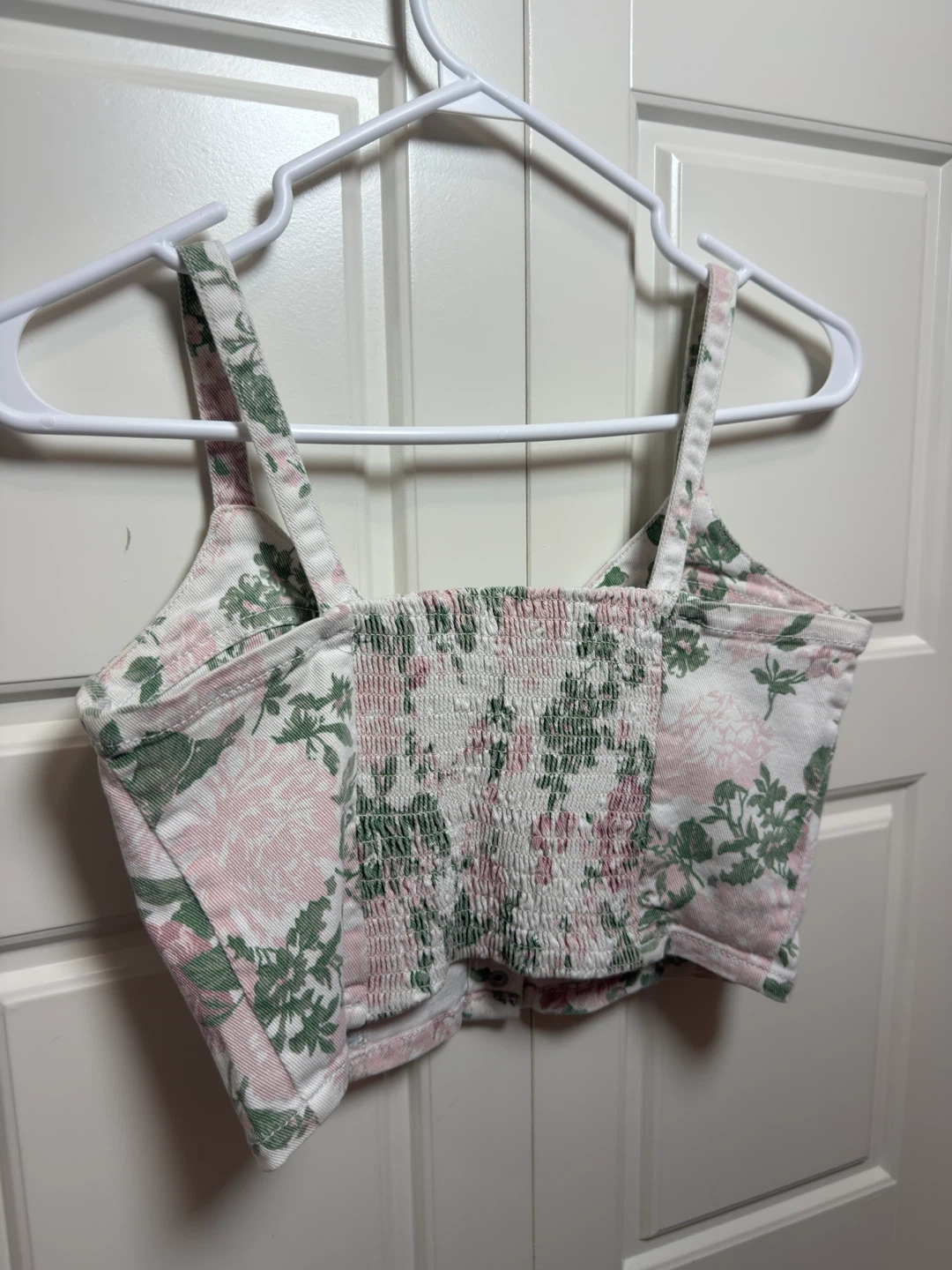 Denim Tube Top / Corset Top – Size S - photo 2