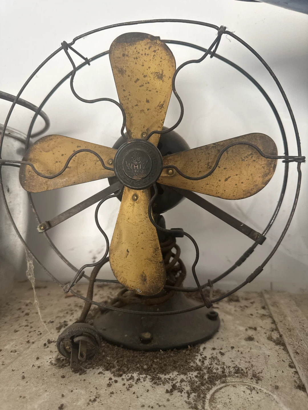WHIZ vintage oscillating fan