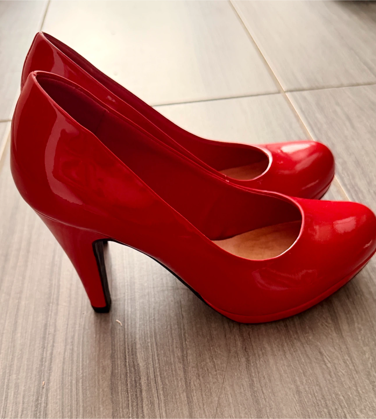 Jessica Red Patent Heels - photo 2