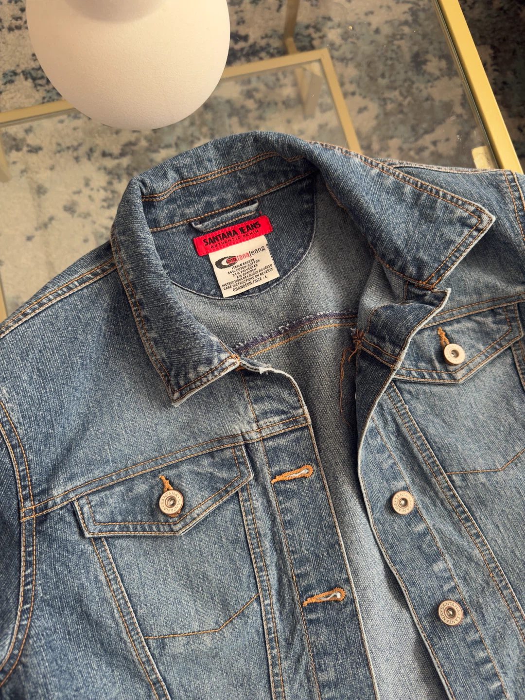 Authentic Santana Jeans Denim Jacket – Size L