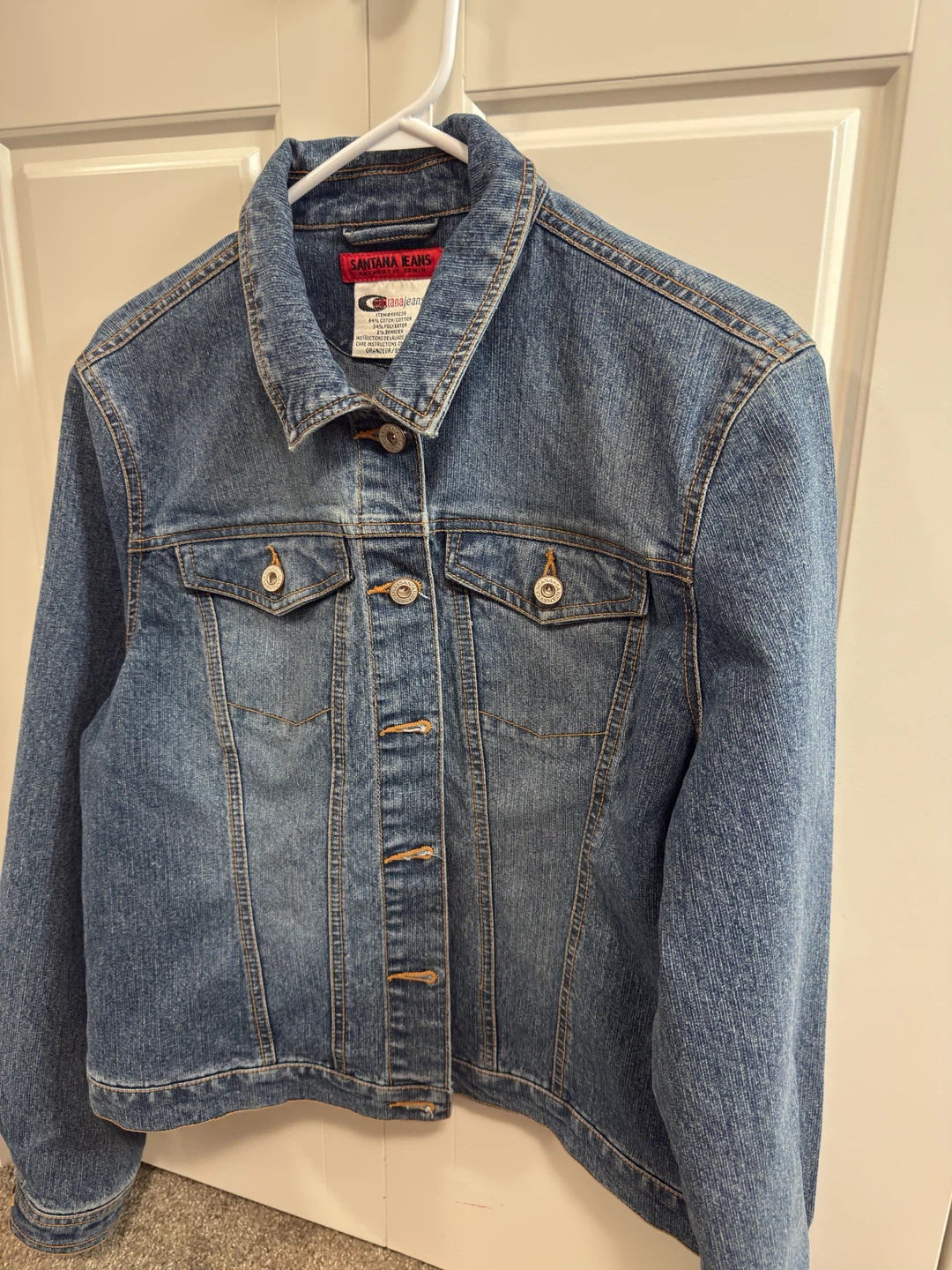 Authentic Santana Jeans Denim Jacket – Size L - photo 4