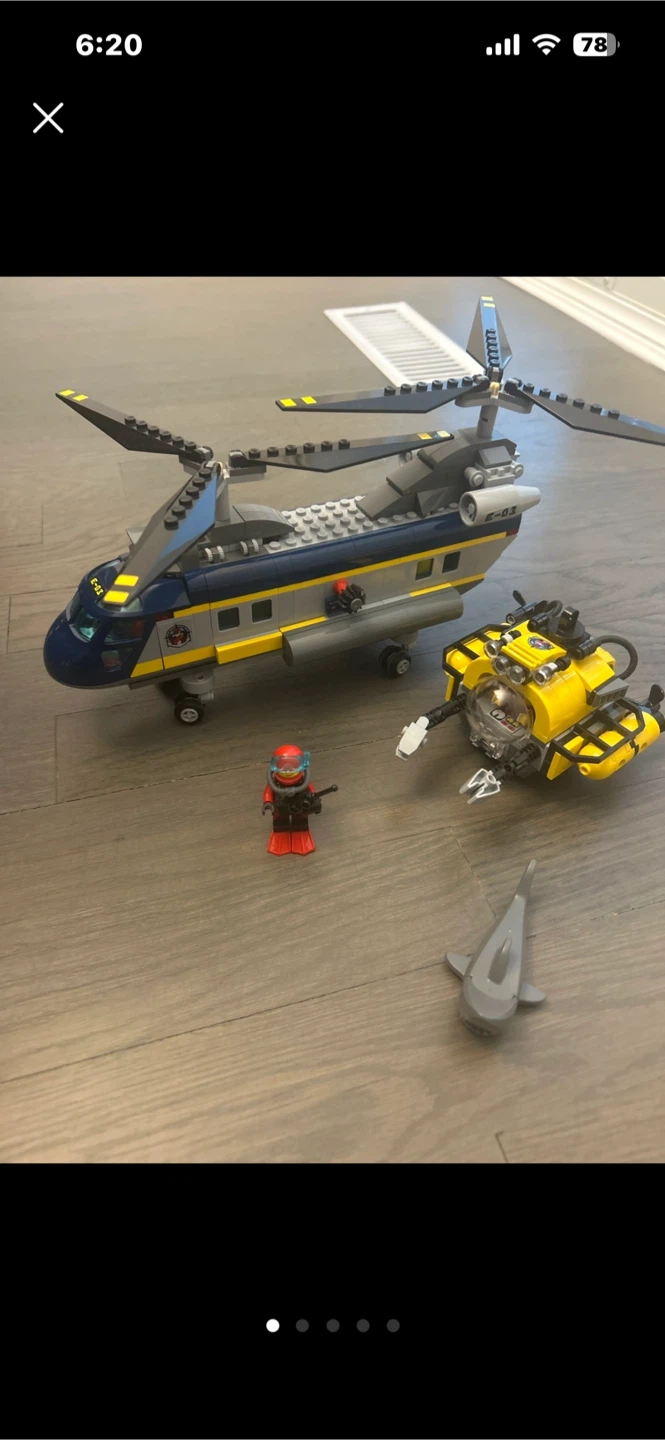 LEGO City Helicopter and Submarine Set - photo 2