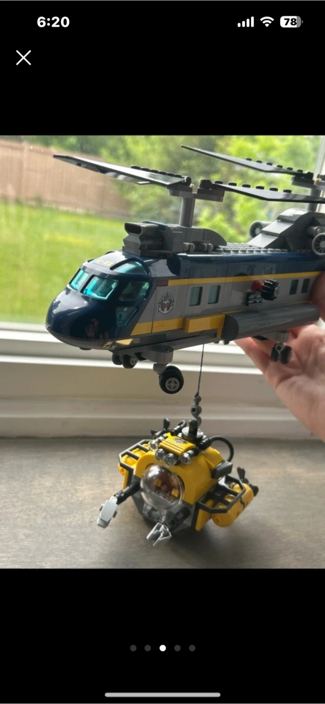LEGO City Helicopter and Submarine Set - photo 4