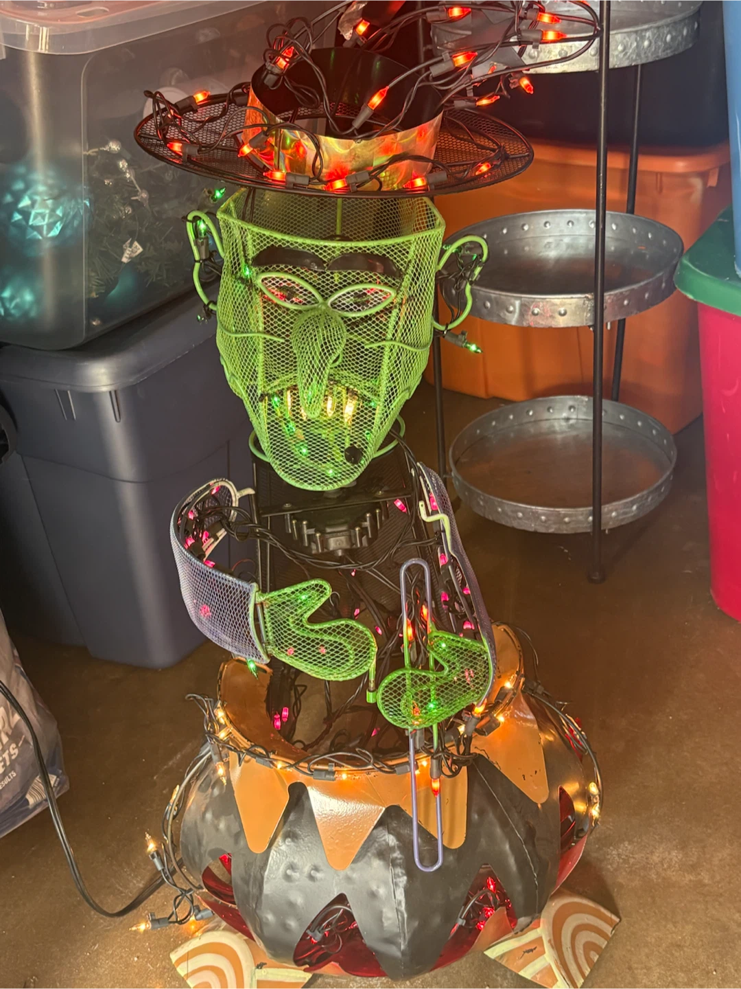 Light-Up Witch Halloween Decoration