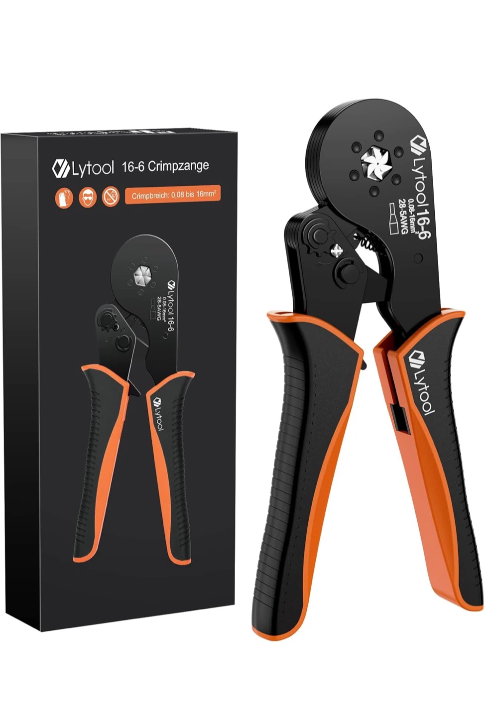 Lytool 16-6 Crimping Pliers 0.08-16mm² 28-5AWG