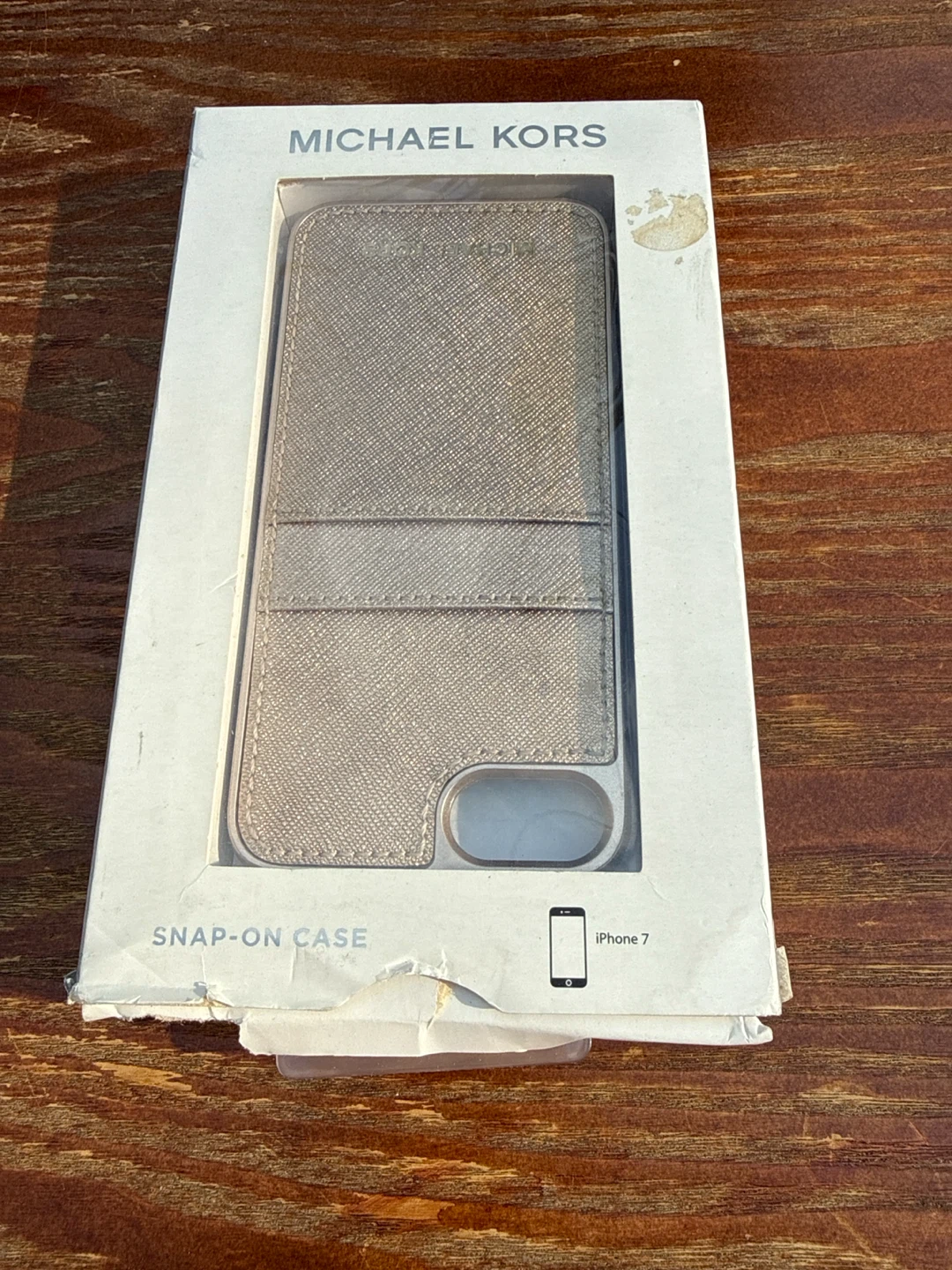 Michael Kors iPhone 7 Snap-On Case - Gold