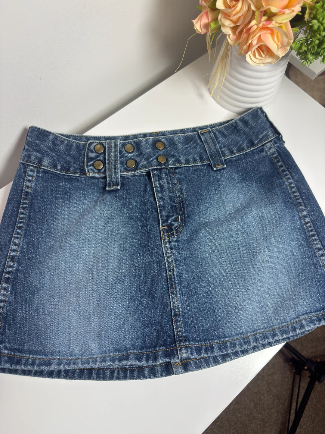 Armor Jeans Denim Mini Skirt
