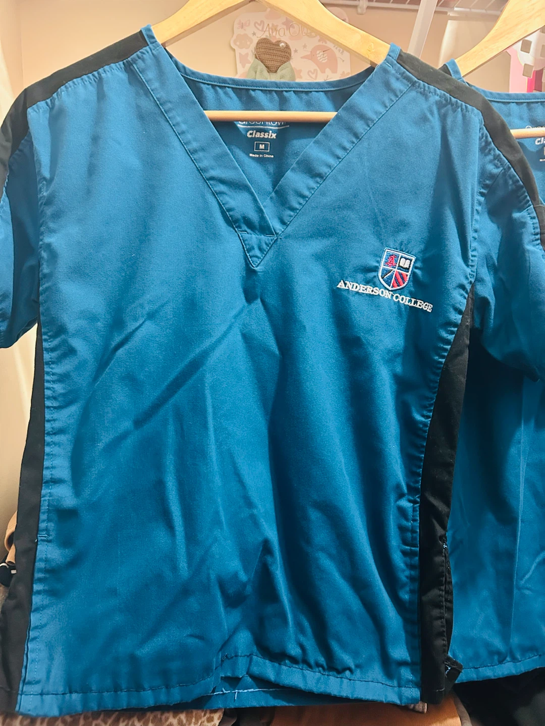 Anderson College Scrub Top Only - photo 2