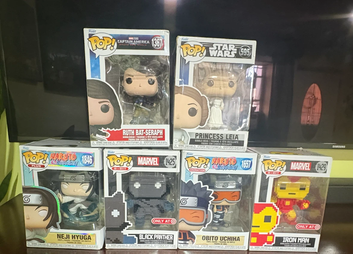 Funko Pop! Figures - Captain America, Star Wars, Naruto, Marvel