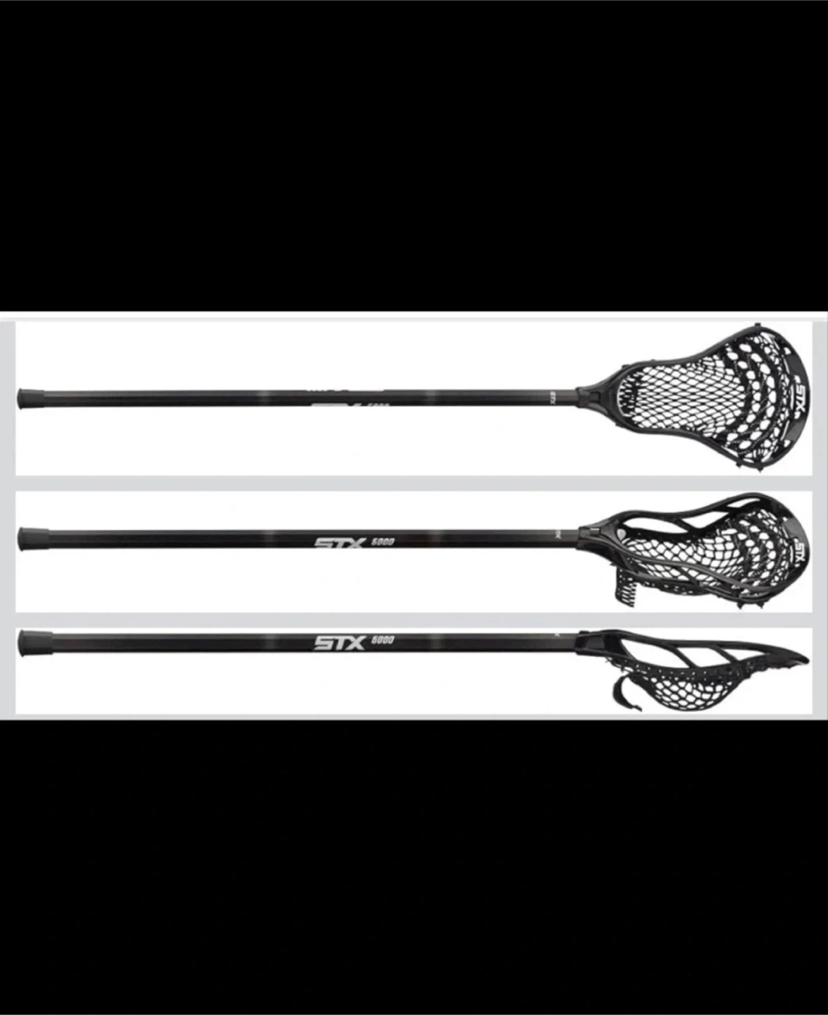 STX Stallion 200 Complete Lacrosse Stick - Black