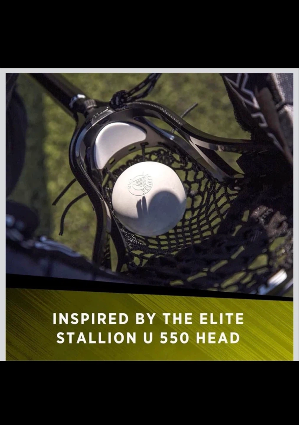 STX Stallion 200 Complete Lacrosse Stick - Black - photo 2