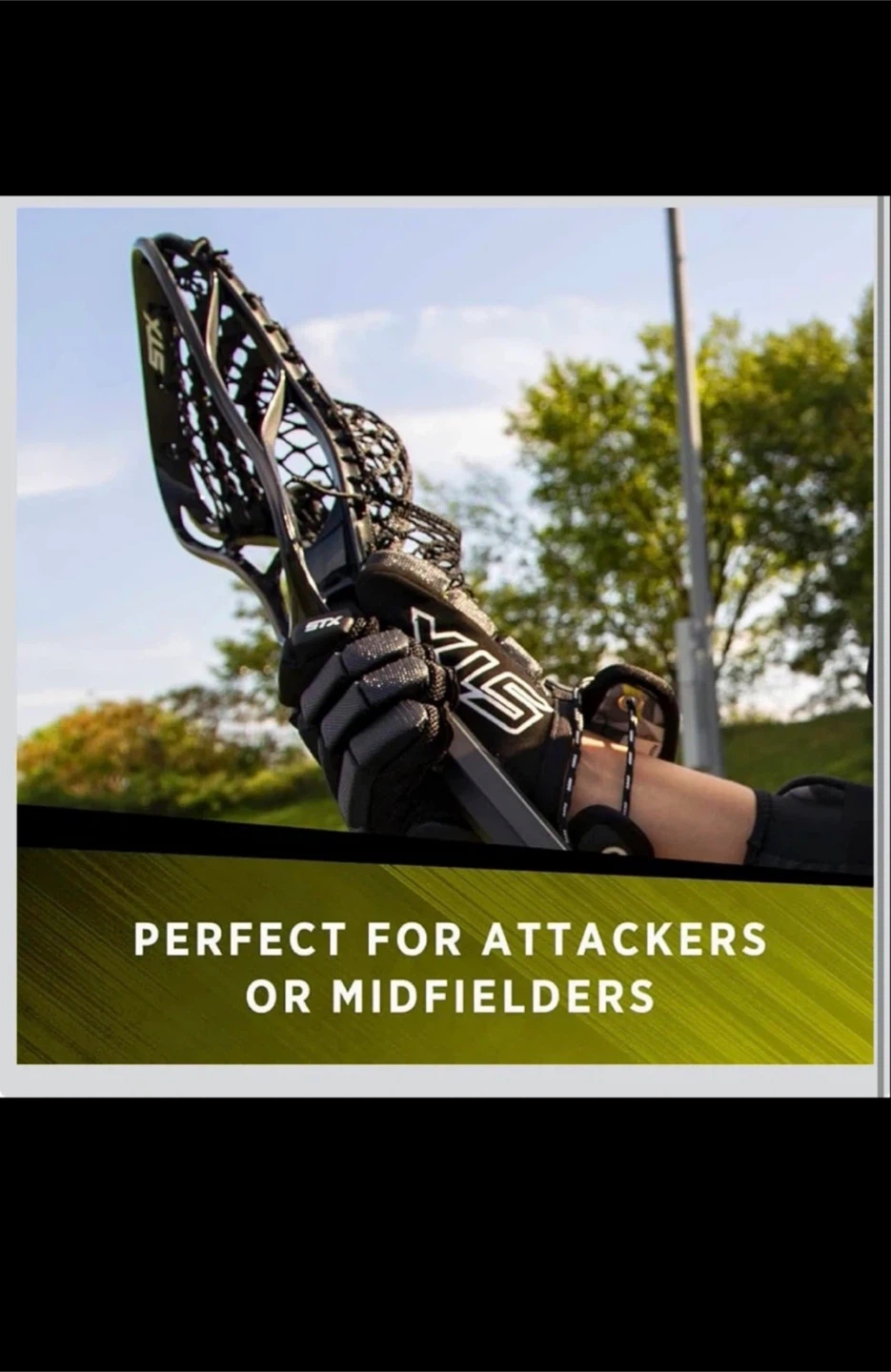STX Stallion 200 Complete Lacrosse Stick - Black - photo 4