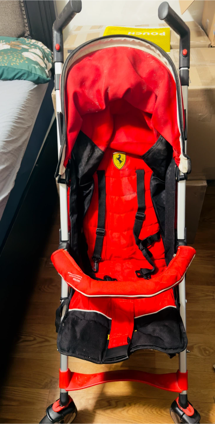 Red Ferrari Stroller Original