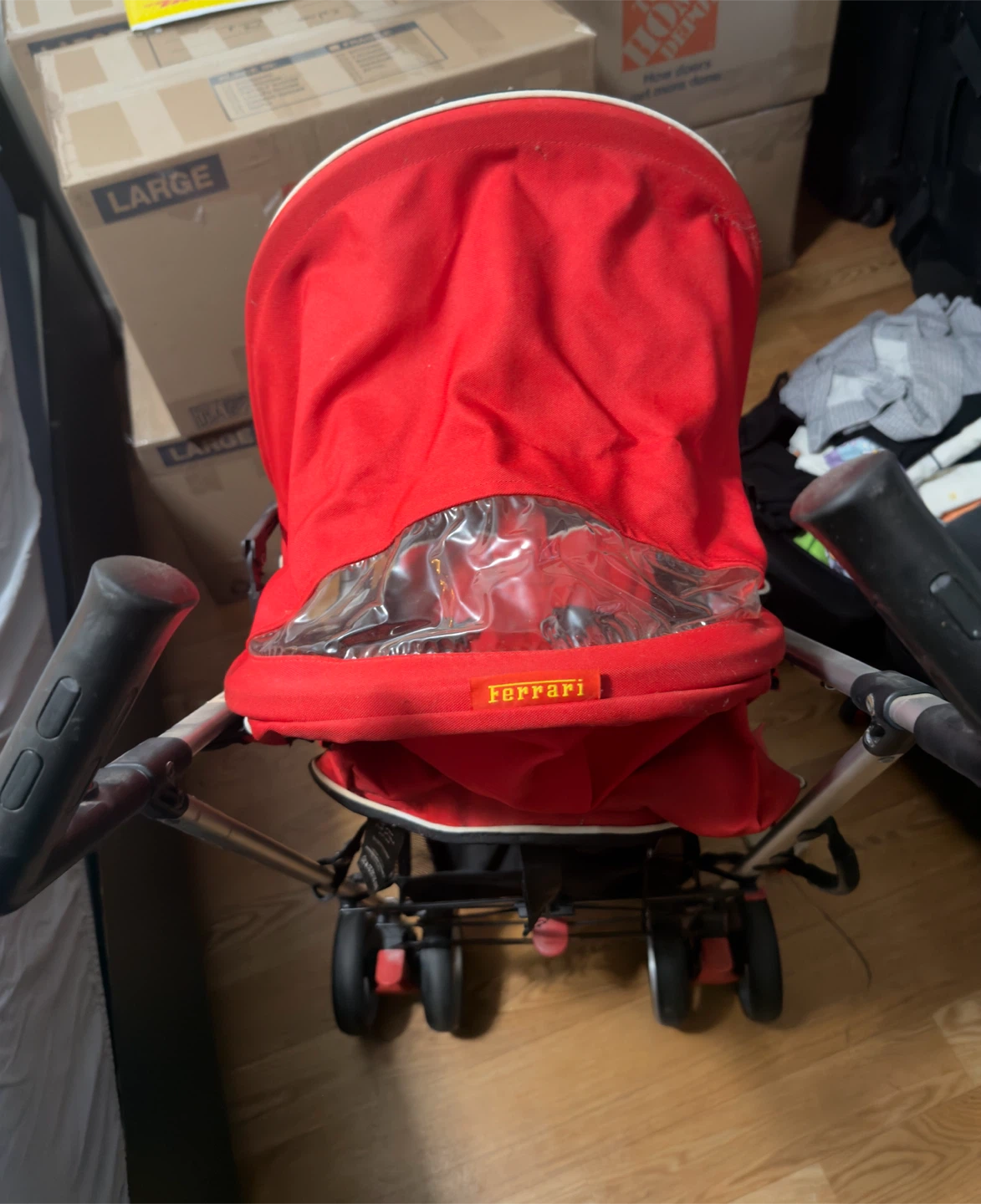 Red Ferrari Stroller Original - photo 3