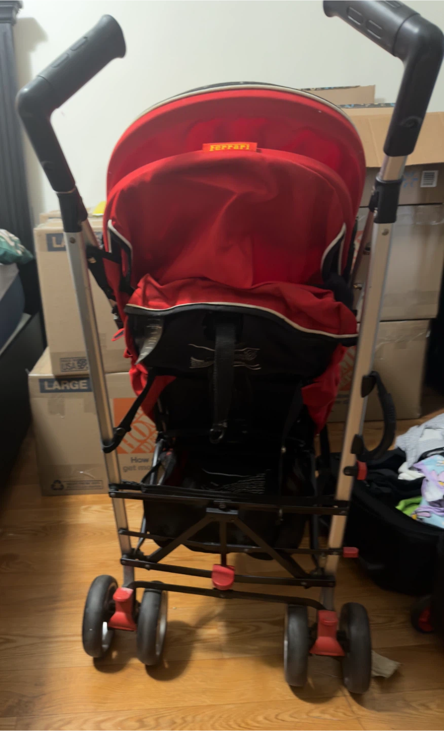 Red Ferrari Stroller Original - photo 4