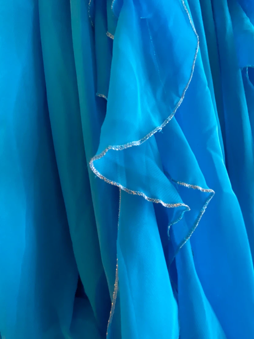 Blue Ruffle Skirt - photo 3