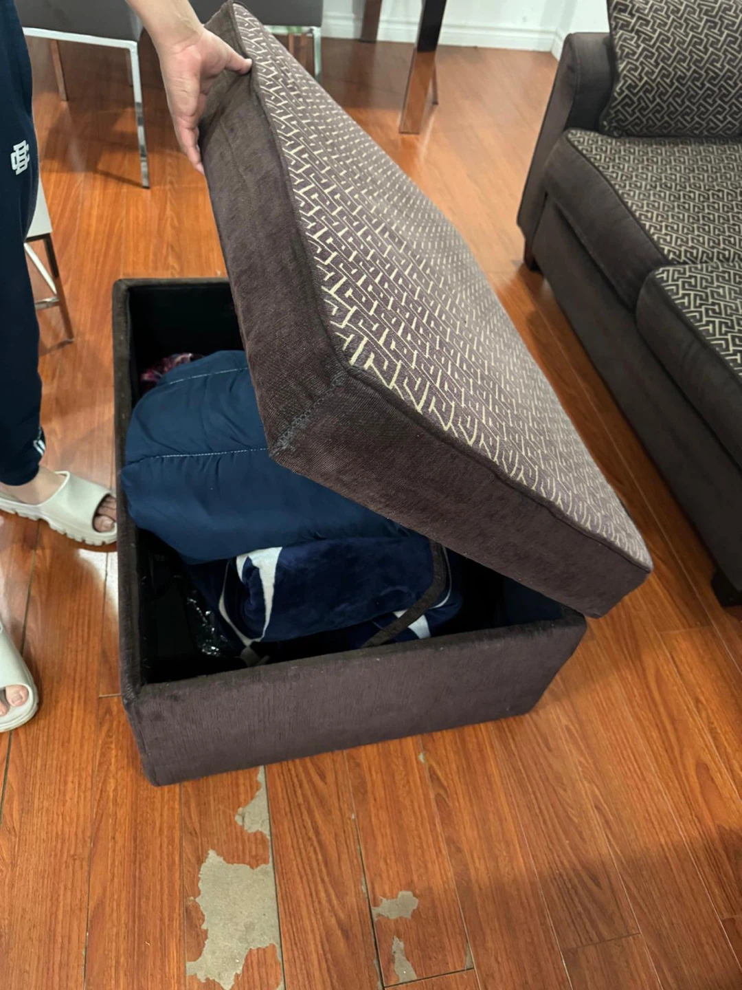 Sectional Sofa with Storage Ottoman - photo 4