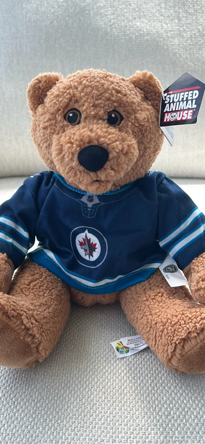 The Stuffed Animal House Winnipeg Jets Teddy Bear - photo 2