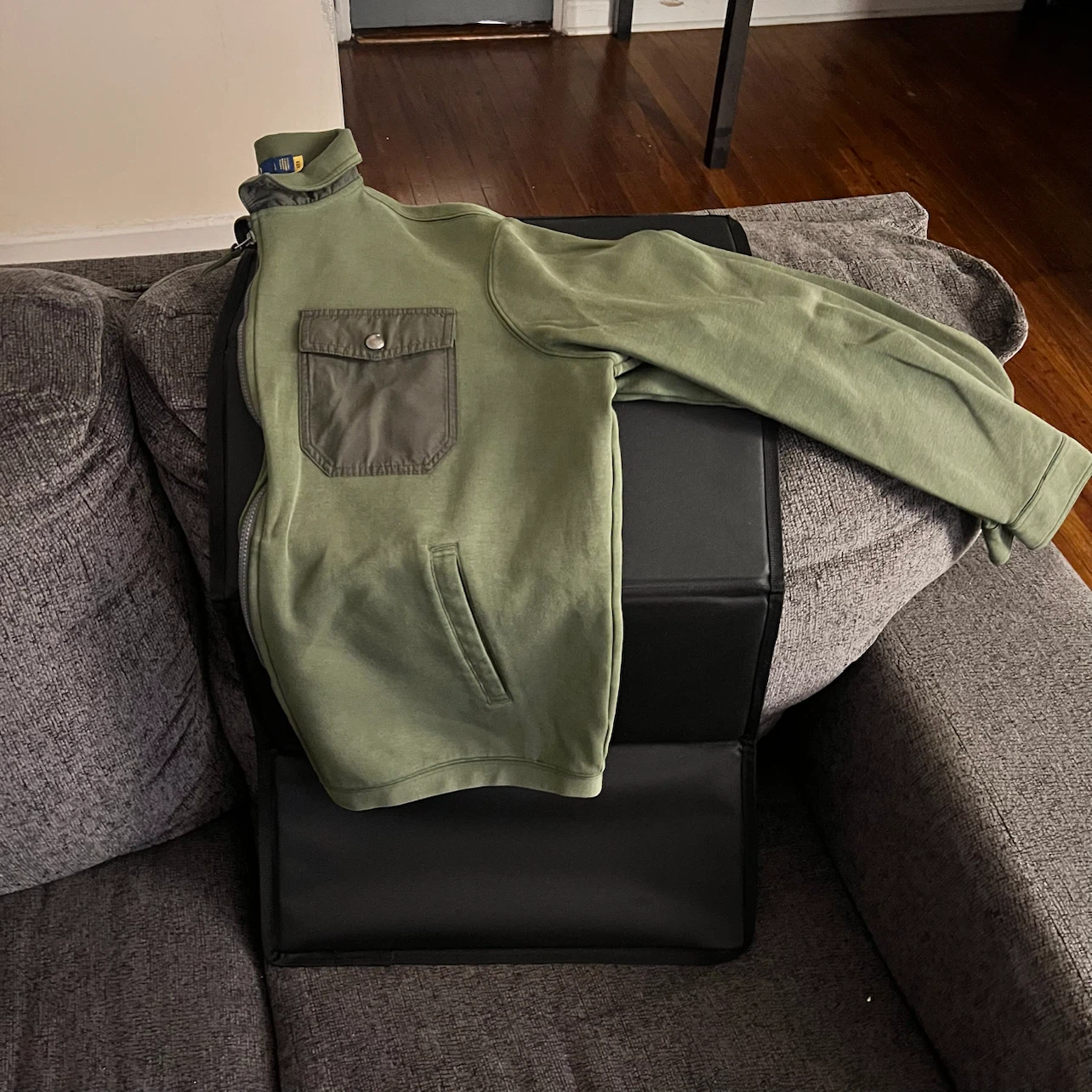 Polo Ralph Lauren Green Full Zip Jacket - Large