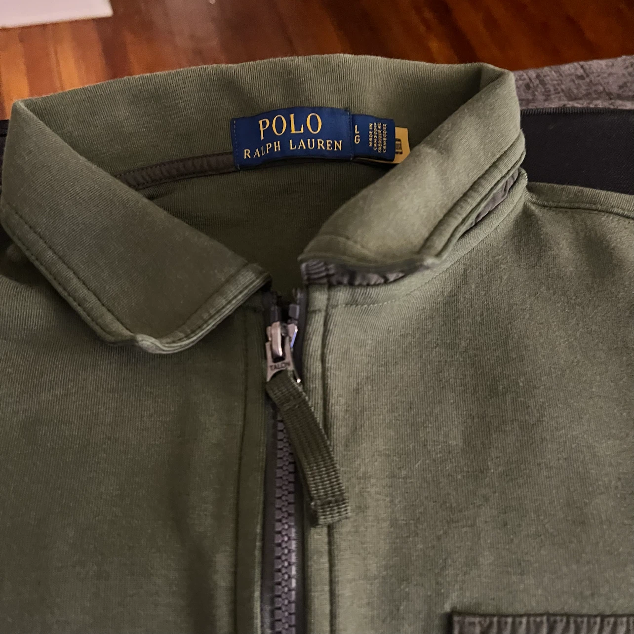 Polo Ralph Lauren Green Full Zip Jacket - Large - photo 2