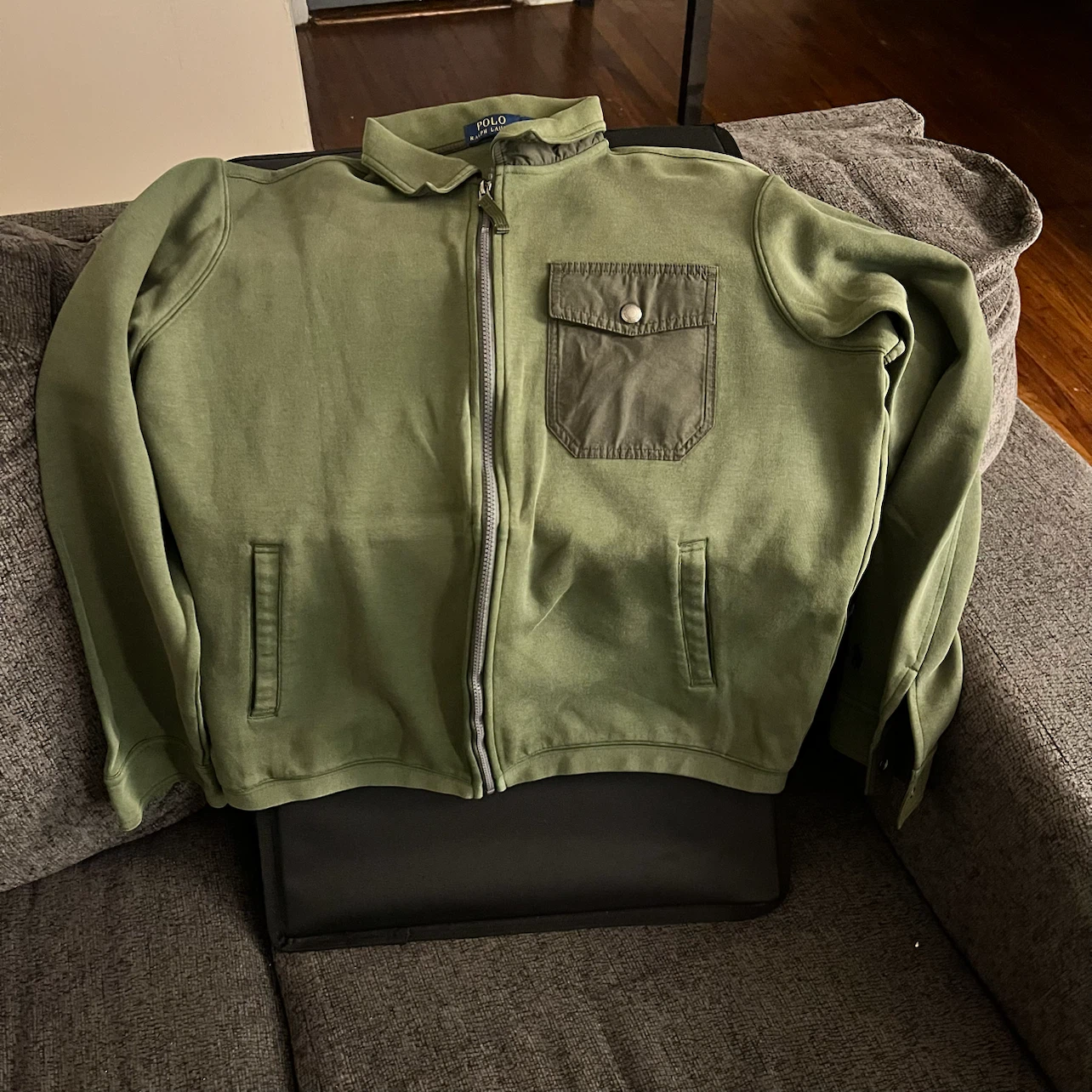 Polo Ralph Lauren Green Full Zip Jacket - Large - photo 3