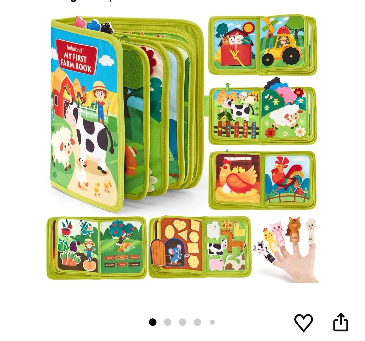 Brand new My First Farm Book Soft Activity Book