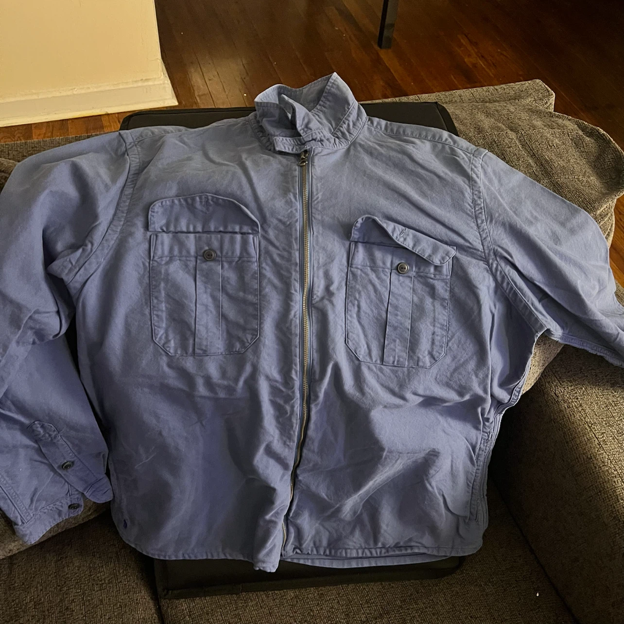 Polo Ralph Lauren Blue Classic Fit Harrington Jacket XL - photo 3