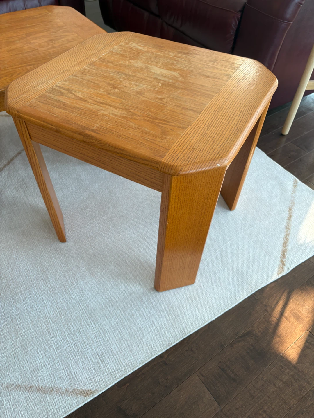 Coffee table and 2 side tables [Set]