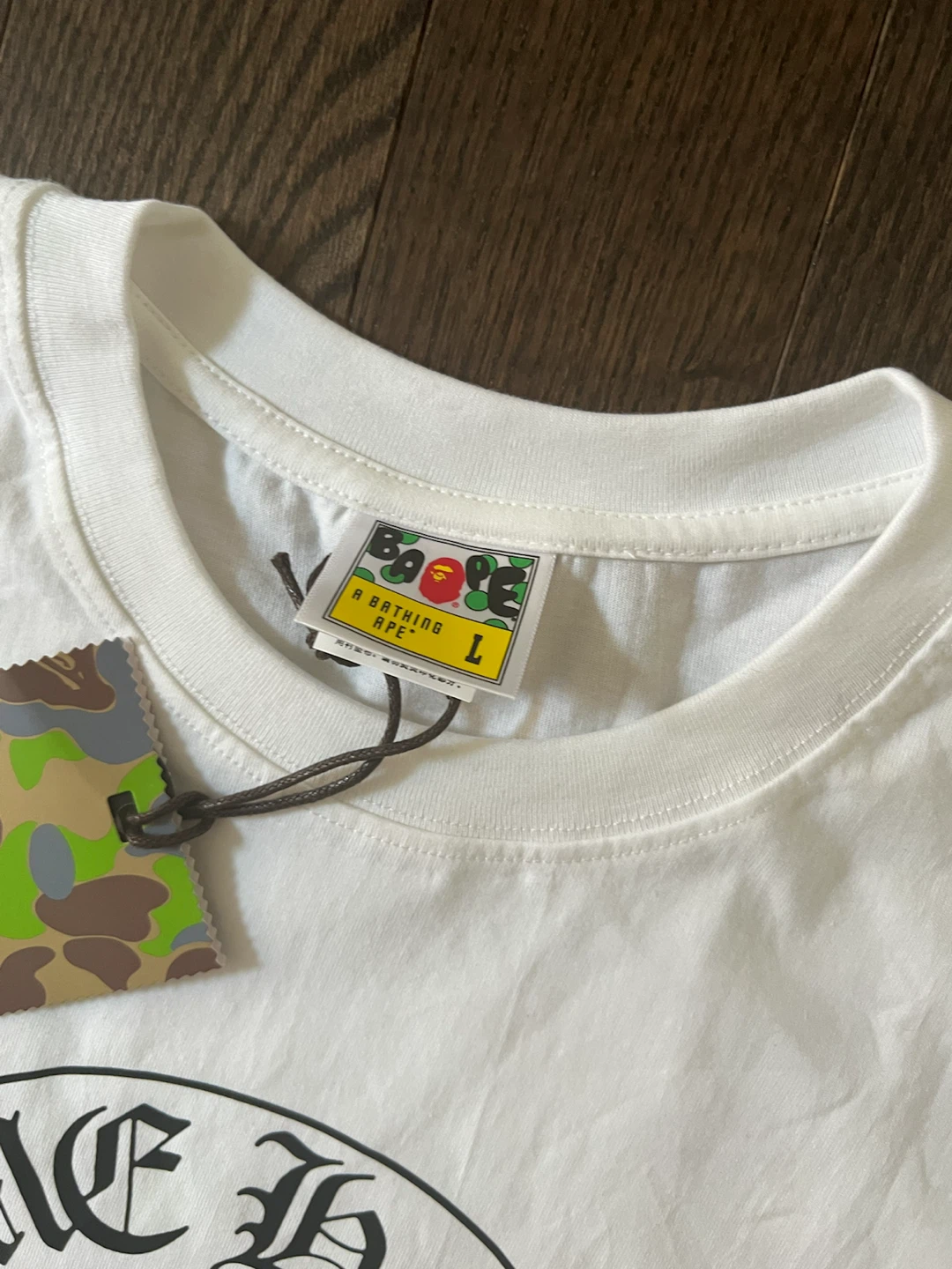 Bape x Chrome hearts t-shirt - photo 3