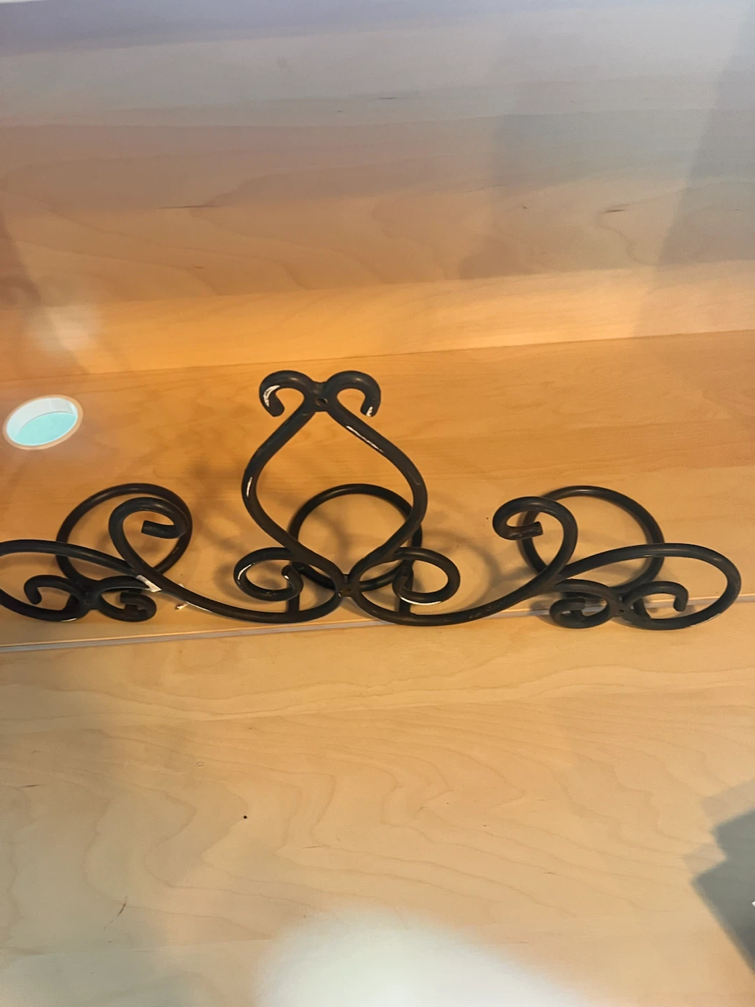 Wrought Iron 3-Cup Holder Wall Mount - photo 3