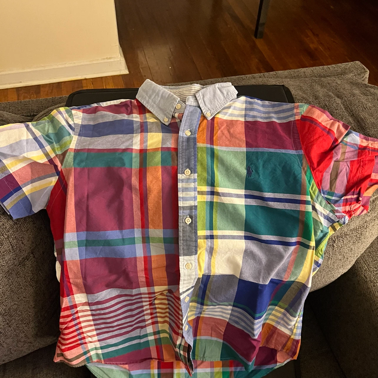 Ralph Lauren Classic Fit Plaid Short Sleeve Shirt - photo 2