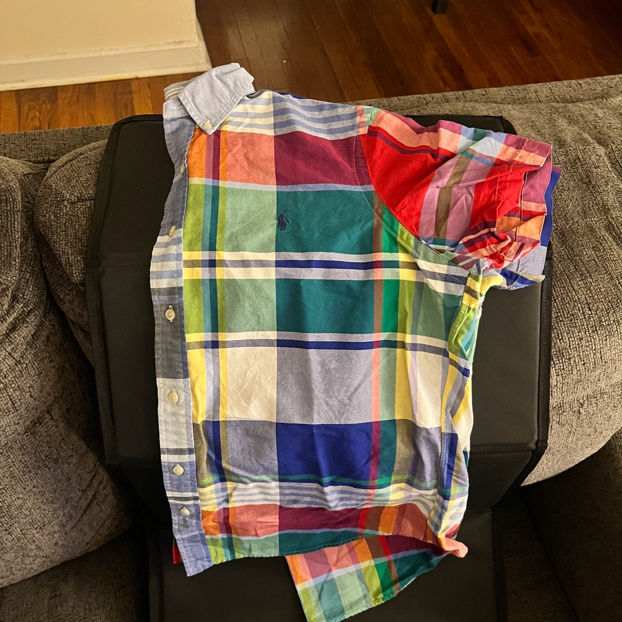 Ralph Lauren Classic Fit Plaid Short Sleeve Shirt - photo 3
