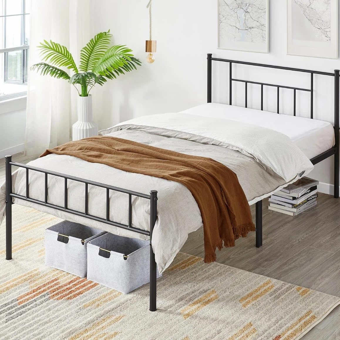 Twin Size Metal Bed Frame - photo 3