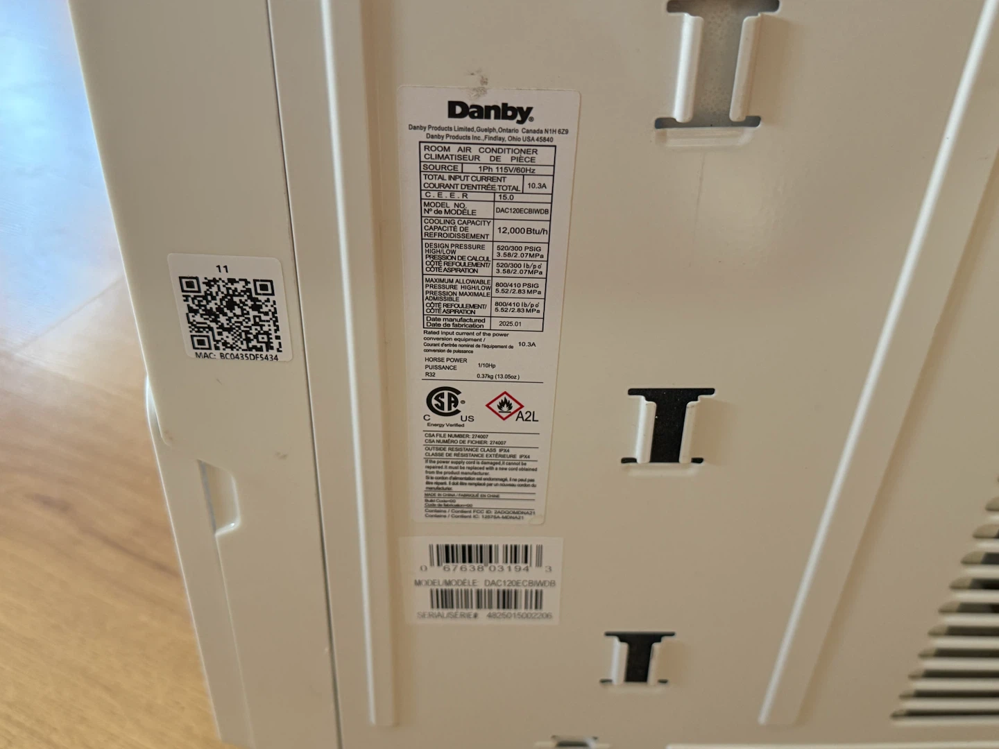 Danby 12,000 BTU Window Air Conditioner - photo 3